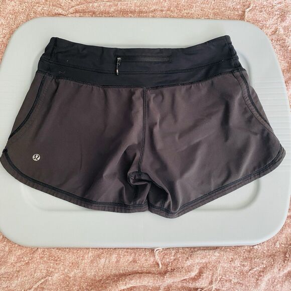 Lululemon Shorts Womens Solid Black Size 6 - Picture 3 of 7
